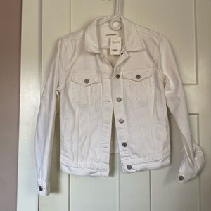 Lucky Brand White Jean Jacket size small New with tags!